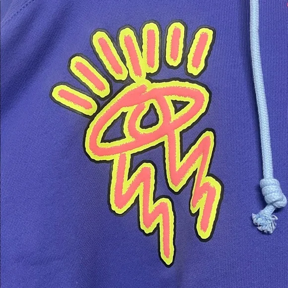 Adidas Original Graphic Cropped Hoodie - Picture 5 of 13